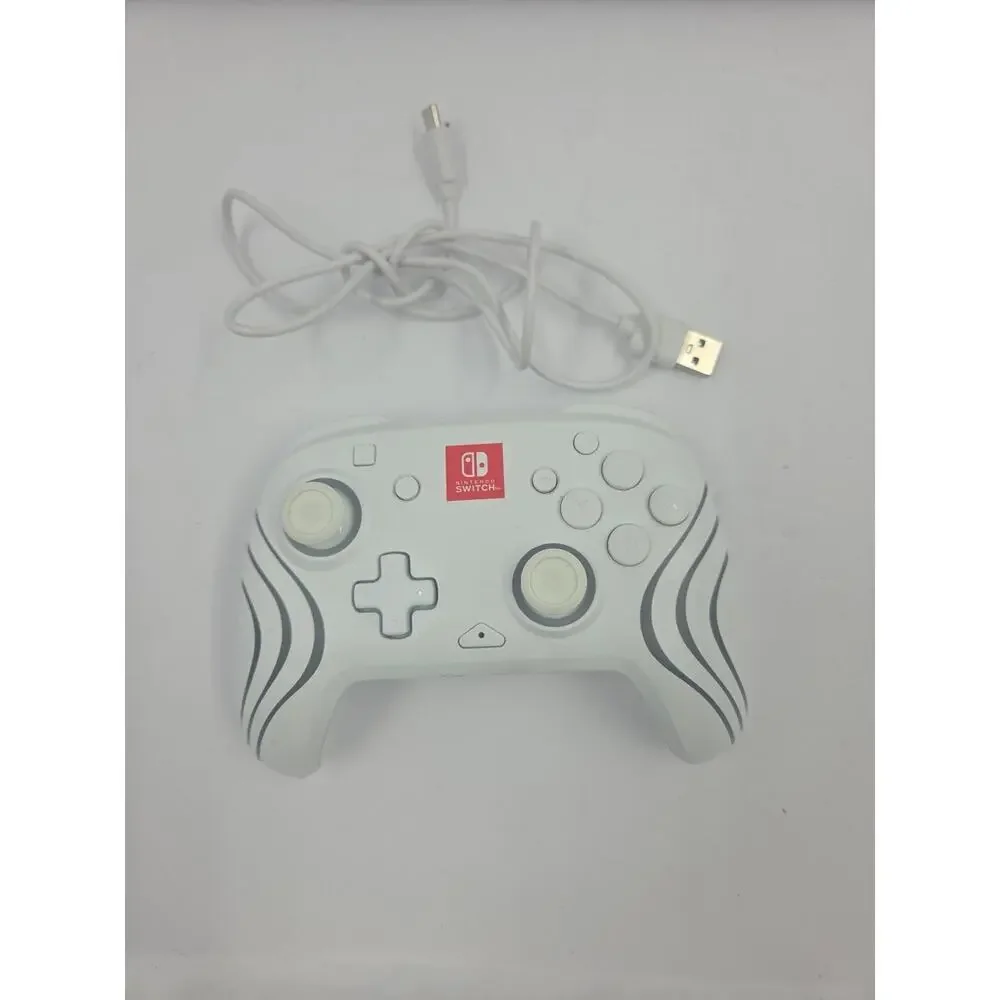 PDP Afterglow Wave Wired Controller for Nintendo Switch – White, Tested